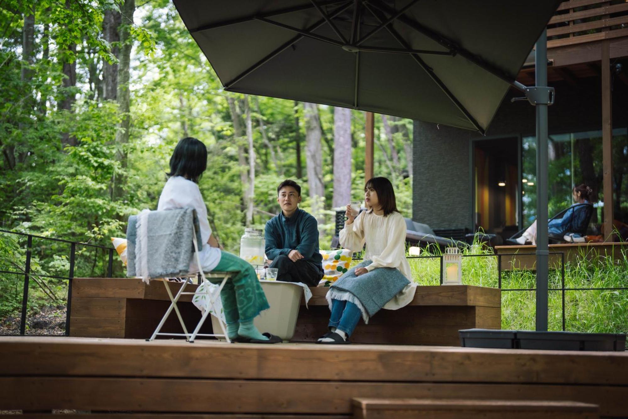 ツキミチル　〜軽井沢のサウナ・Bbqつき一棟貸しホテル〜 Miyota Dış mekan fotoğraf
